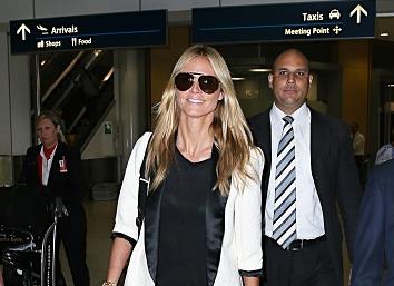 Michael McCann and Heidi Klum